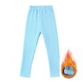 thumbnail image 4 of Zshosam Girls Leggings Kids Girls' Athletic Leggings, Kids Teen Dance Yoga Workout Running Pants Size 5T 6T,(Light Blue 5-6 Years), 4 of 7