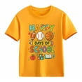 thumbnail image 4 of shqvo Girls Tops 5t 100th Day Of School Graphic Short Sleeve T-Shirt School Spirit Fashion Casual Vacation Tops Baby Girl Summer Clothes, 4 of 4