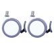 thumbnail image 1 of Set of 2 6.35 cm swivel casters, quiet, 30 kg load capacity, with brake, 1 of 1