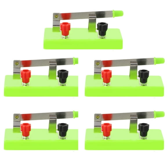 Troglfold SPST Switch 5pcs Single Pole Knife Switches Copper SPST Switch Kit,2.95"X1.38"X1.02"