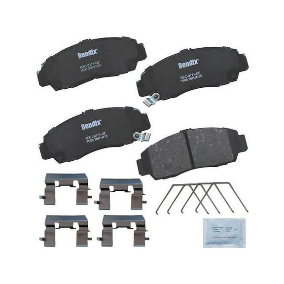 Front Brake Pad Set - Compatible with 2003 - 2012 Honda Accord 2-Door 2004 2005 2006 2007 2008 2009 2010 2011
