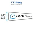 thumbnail image 6 of (2 pack) Avery Heavy-Duty View Binder, 1" EZD Rings, 1 White Binder (79199), 6 of 10