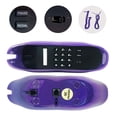 thumbnail image 4 of Teléfono fijo con cable TelPal, diseño de labios, alámbrico, color morado, 4 of 7