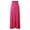 Hot Pink, variant on WENWU Womens Double Split Maxi Long Skirt Ladies Plain Basic Two Side Slit 4 22 Silk Skirts for Women Short Wrap Skirt