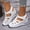 White, variant on Women's Closed Toe Wedge Platform Sandals, Adjustable Strap Walking Shoes, Comfortable Casual Footwear for Daily Wear White 37