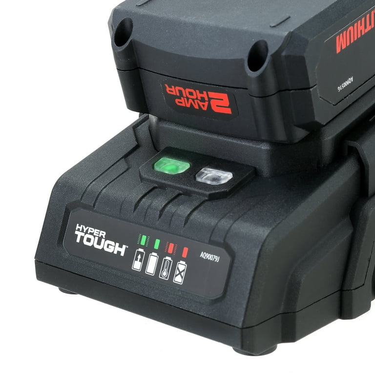 Hyper Tough 20V Lithium ion Battery Fast Charger for Hyper Tough 20V Rechargeable Batteries