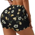 thumbnail image 1 of Fotbe Daisy Shorts Sin Costuras – Shorts Deportivos de Cintura Alta para Mujer, Elásticos para Gimnasio, Yoga, Running o Ciclismo-Large, 1 of 8