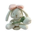 thumbnail image 2 of Handmade Crochet Rabbit With Tulip Bouquet, Emotional Stress Relief Support Encouragement Cheer, Perfect Gift For Women Men Friends Son All Ages Mother's Day Father's Day Birthday, 2 of 6