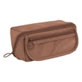 thumbnail image 2 of Pencil Case Large Capacity Pencil Pouch for Organisation Zipper Pencil Bag Back to School Supplies Brown, 2 of 8