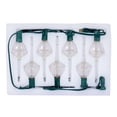 thumbnail image 2 of Vickerman 7 Clear Bubble Lights on Green Wire, 13' Christmas Light Strand 5 watts per bulb, 2 of 2