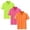 Orange, variant on 3PC Kids Fashion Short Sleeve Casual Polo Shirt Set, Soft Breathable Fabric, Great for School, Parties, and Family Gatherings