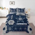 thumbnail image 1 of Erosebridal Blue Texas Stars Comforter Sets Queen Size,Geometric Hexagon Bedding Queen Comforter Set,Western Room Decorative,Reversible,Ultra Soft,3-Piece, 1 of 8