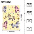 thumbnail image 3 of Ckdifva Cute Pixel Unicorns A5 Ring Binder Notebook Journey Note Diary College Ruled Study 60 Pages, 3 of 8