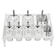 thumbnail image 3 of Expandable Spice Rack , Stainless Steel Organizer Shelf w/1/6 1/9 Pans Adjustable, 3 of 11