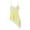 Yellow, variant on Women Satin Lace Trim Patchwork Cami Tops Y2k Girls Silk Irregular Hem Camisole Midi Shirt Going Out Party Tops