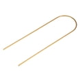 thumbnail image 1 of Unique Bargains Garden Plant Support Trellis Rings 13'x4' Iron Stake Bracket U Shape Gold Tone 1 Pack, 1 of 5