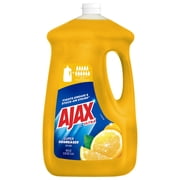 Ajax Ultra Liquid Dish Soap Lemon Scent, Super Degreaser, 90 fl oz Bottle