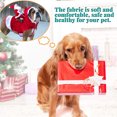 thumbnail image 4 of Wosthever Abrigo grande de Navidad para invierno para mascotas, Sudadera con capucha bonita, ropa con correa para el pecho, suministros de disfraces Kits de decoración para fiestas S, 4 of 6