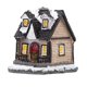 thumbnail image 1 of Casa navideña/estatuilla de casa de resina/mini adorno navideño decoración navideña para el hogar para adornos de escritorio para interiores Estilo C Hugo Casa en miniatura luminosa, 1 of 10