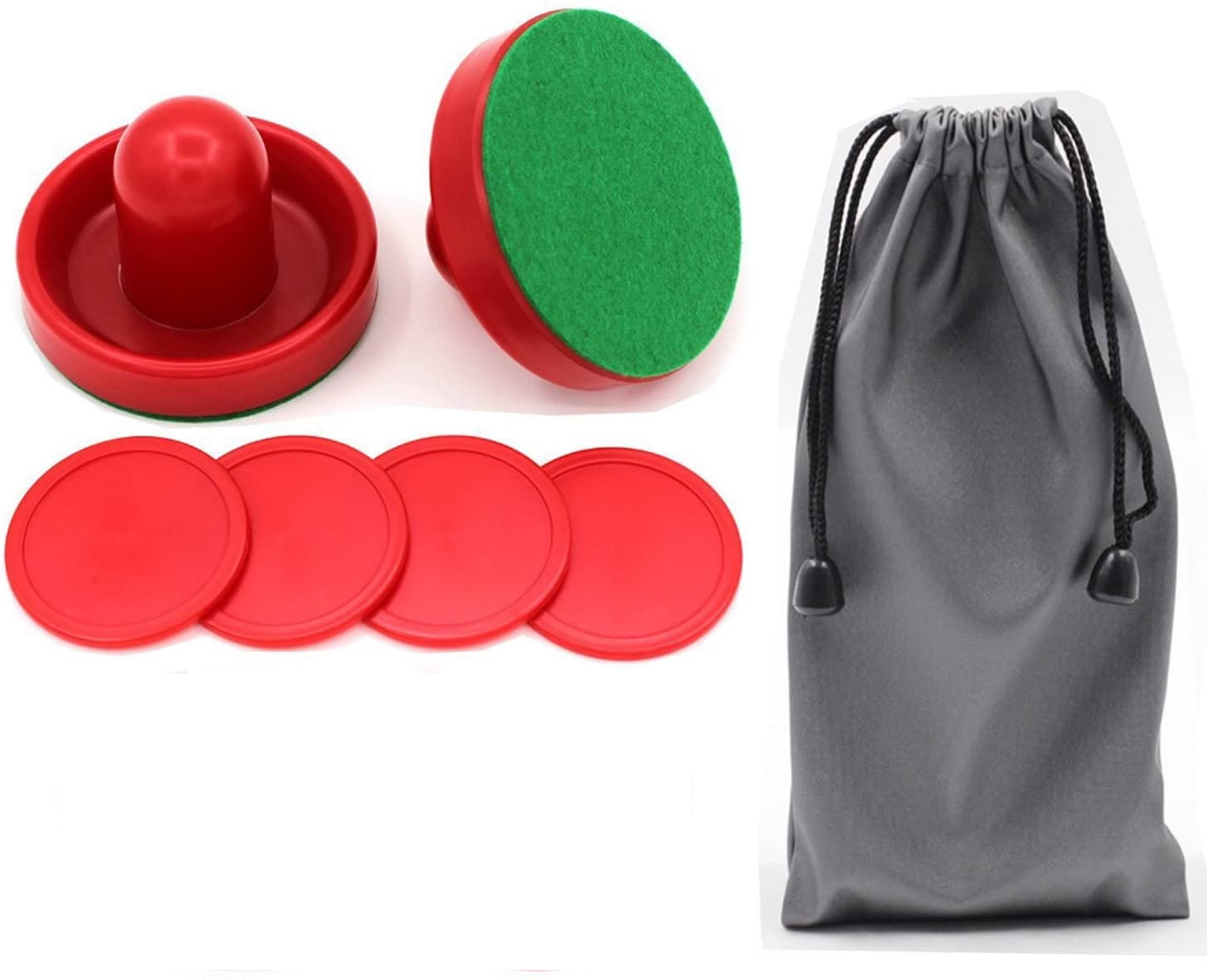 Air Paddles and Pucks Small Size Family Game Entertainment Gift Black 