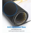 thumbnail image 5 of XXL Large Gaming Mouse Pad - Marble Big Mouse Pad 35.4" x 15.7" Extended Desk Mat with Stitched Edges, Non-Slip Base Water Resist Keyboard Pad, Large Mouse Pad for Gamer, Office, Home- Black & White, 5 of 6