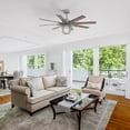 thumbnail image 4 of Sofucor 52-Inch Modern Farmhouse Ceiling Fan with Dimmable Light, 8 Wood Blades, Reversible, Quiet Motor, 4 of 9