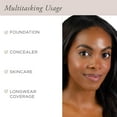 thumbnail image 6 of PÜR MINERALS 4-in-1 Love Your Selfie Longwear Foundation & Concealer Full Coverage, Hydrating Formula, Cruelty Free, 1.7 F. Oz.,DPP4, 6 of 8