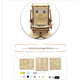 thumbnail image 2 of Kit de proyecto de enseñanza y aprendizaje de madera para experimentos científicos para niños, kit de ensamblaje de madera, modelo de robot que come monedas, 2 of 6