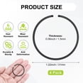 thumbnail image 3 of Uxcell 4-Pack Engine Piston Rings Kit, 31mm x 1.5mm Thick Ductile Iron Piston Ring Set Standard Replacement for Small Engines/Motors/Machinery [Black], 3 of 6