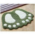 thumbnail image 4 of Cute Foot Pads Soft Microfiber Bathroom Rug Non Slip Doormat Cute Large Doormat Absorbent Carpet for Bedroom Kitchen Carpet, 4 of 7