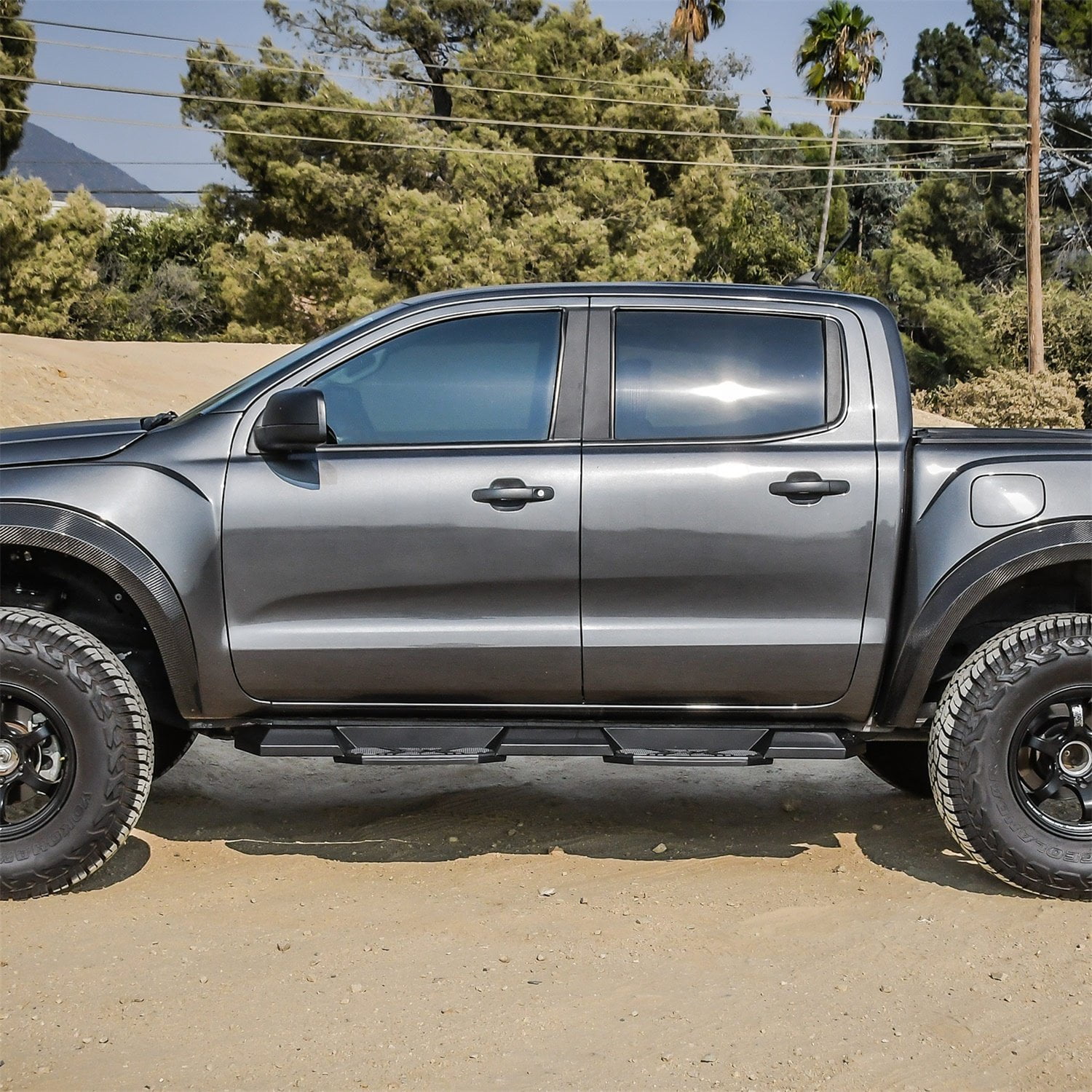 NERF BAR SQUARE 3" Fits select: 2019-2023 FORD RANGER