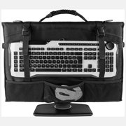 Travel Carrying Case for 24 iMac Desktop Computer, Protective Storage Bag for Monitors Dust Cover with Handle for 24 inch iMac Screen and Accessories, Black