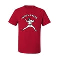 thumbnail image 2 of Wild Bobby, Jesus Saves Baseball Pitcher Reliever, Inspirational/Christian, Men's Graphic Tees, Red, 4XL, 2 of 3