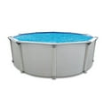 thumbnail image 1 of Aquarian Pools Fuzion Series 18' x 52" Round Steel and Resin Above Ground Pool, Mist, 1 of 4