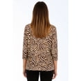 thumbnail image 3 of Jessica London Women's Plus Size Swing Tunic Oversized Long Blouse, 3 of 6