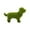 B, variant on Eqslft Decorative Peeing Dog Topiary European Style Handcrafted Resin Simulation Moss Flocked Dog Cat Figurine for Garden