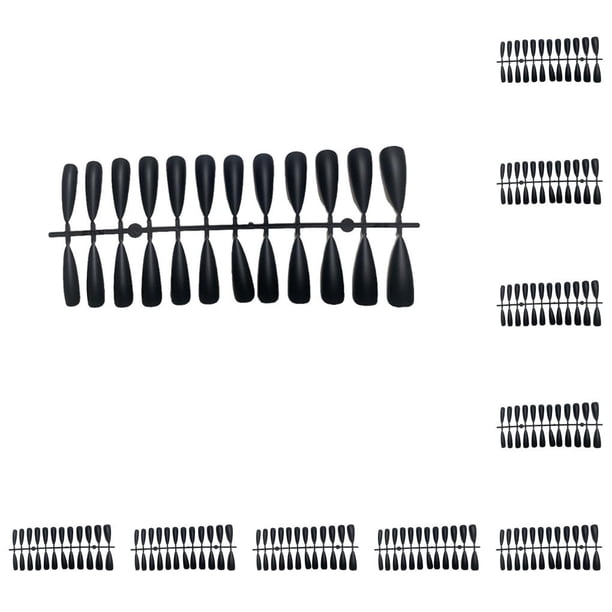 Tabletas para mejorar las uñas Seitruly JM-15Negro 10 piezas