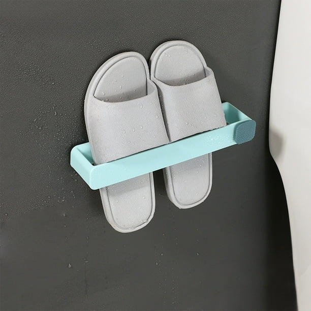 Bathroom Slippers Rack Punch Frees Toilet Wall Mounted Toilet Slippers Rack Wall Shoe Storage
