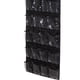 thumbnail image 3 of Organizador de zapatos para colgar sobre la puerta, soporte para zapatos colgante con 24 bolsillos de tela para Negro-para Zapatos-B, 3 of 4
