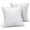 16x16 Inch-2, variant on 12x20 Inch 4 Pack Waterproof Decorative Throw Pillow Inserts