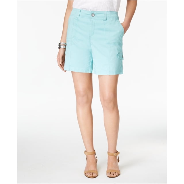 Pantalones cortos cargo Style & Co. casuales con Cintura cómoda verde 14