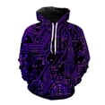 thumbnail image 3 of Sudadera con capucha con estampado 3D de chip electrónico creativo para hombre, ropa de calle informal de estilo Harajuku y hip hop, para primavera y otoño, 3 of 5