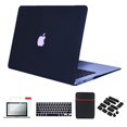 thumbnail image 1 of Se7enline Compatible avec MacBook Pro 13 Pouces Étui Modèle A1502/A1425 2015/2014/2013/2012 Coque Rigide Protectrice & Housse de Protection & Housse de Clavier & Protecteur d'Écran & Prise Anti-Poussière, Noir, 1 of 2