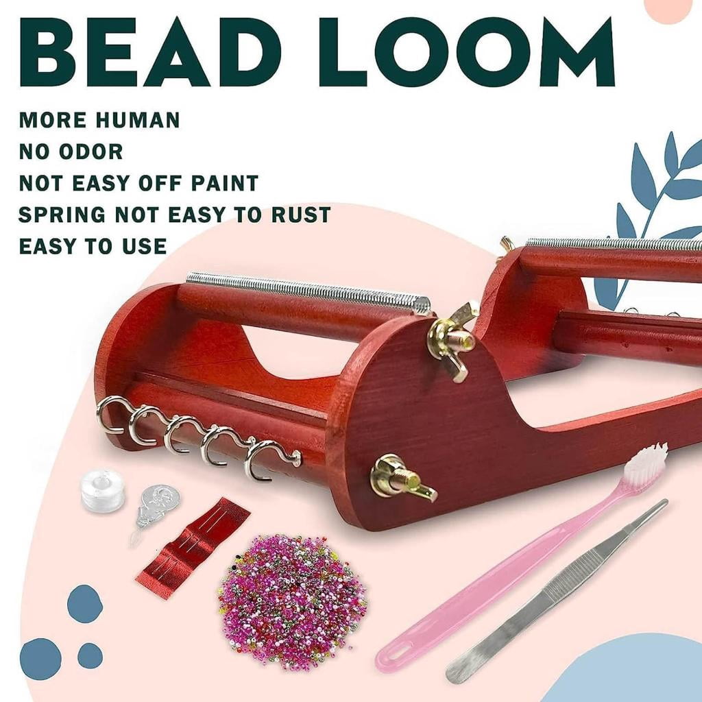 Osdhezcn Antique Style Bead Loom Handcrafted Jewelry Design Kit for Bracelets Necklaces