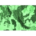thumbnail image 1 of Ahgly Company Indoor Rectangle Abstract Emerald Green Modern Area Rugs, 2' x 5', 1 of 4