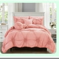 thumbnail image 2 of BlissfulSun 10-Piece Comforter Set - Luxurious Soft Cozy Bedding with Storage Pockets - Silky Bed Sheet Set - Cal DustyRose, 2 of 4