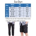 thumbnail image 3 of SHCKE Mens Convertible Hiking Pants Lightweight Quick Dry Zip Off Cargo Pants for Outdoor Fishing, 3 of 6