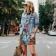 thumbnail image 4 of Fotbe Vibrant Leopard In Flowers Vestido de Verano sin Mangas para Mujer – Vestido Midi Línea A, Estilo Camiseta Floral, Vestido Playero Casual y Fluido, 4 of 7