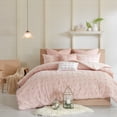 thumbnail image 2 of Home Essence Apartment Kay Cotton Tufted Pink 5 piece Duvet Cover Bedding Set, Twin/TXL, 2 of 16