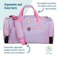 thumbnail image 6 of Wildkin Kids Weekender Duffel Bag for Boys and Girls, 22 Inch (Lilac), 6 of 8